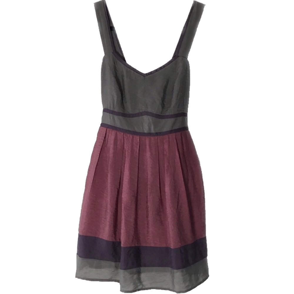 BeBop Darling Gray, Purple, and Rose Dress - S
